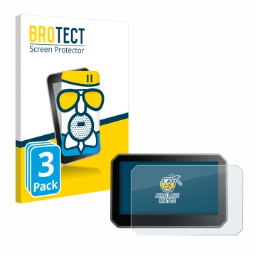 Parte frontal de un envase de producto con el logotipo de la marca BROTECT. Al lado se muestra el dispositivo Elegoo Centauri 