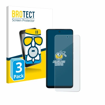 Parte frontal de un envase de producto con el logotipo de la marca BROTECT. Al lado se muestra el dispositivo Umidigi Note 100