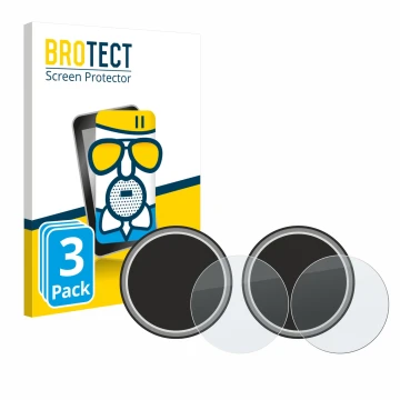 Parte frontal de un envase de producto con el logotipo de la marca BROTECT. Al lado se muestra el dispositivo Numark NS4FX (Jo