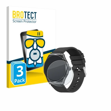 Parte frontal de un envase de producto con el logotipo de la marca BROTECT. Al lado se muestra el dispositivo Knauermann Pro 3