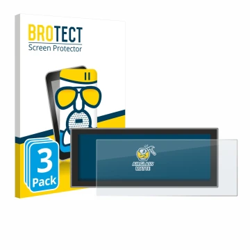 Parte frontal de un envase de producto con el logotipo de la marca BROTECT. Al lado se muestra el dispositivo Peugeot Partner 