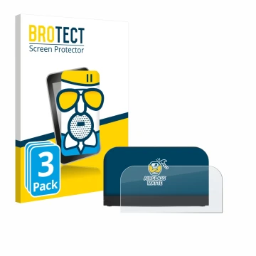 Parte frontal de un envase de producto con el logotipo de la marca BROTECT. Al lado se muestra el dispositivo Nintendo Switch 