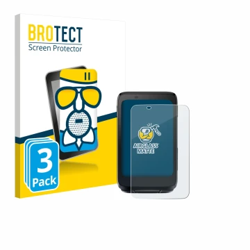 Parte frontal de un envase de producto con el logotipo de la marca BROTECT. Al lado se muestra el dispositivo iGPSPORT BiNavi 