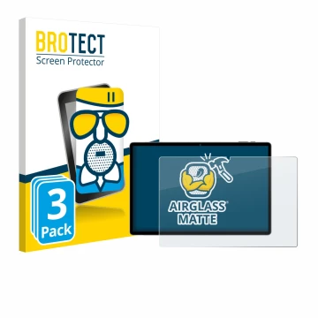 Parte frontal de un envase de producto con el logotipo de la marca BROTECT. Al lado se muestra el dispositivo Maxlegen M40 14