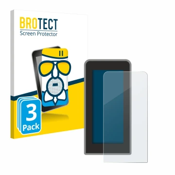 Parte frontal de un envase de producto con el logotipo de la marca BROTECT. Al lado se muestra el dispositivo Tenways CGO600 P