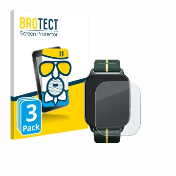 Parte frontal de un envase de producto con el logotipo de la marca BROTECT. Al lado se muestra el dispositivo Motorola Moto wa