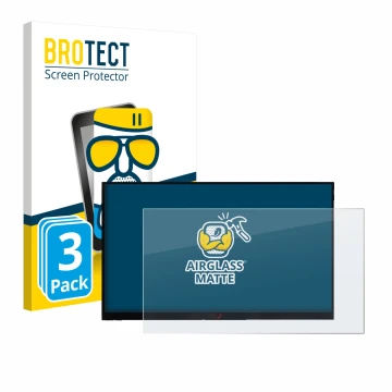 Parte frontal de un envase de producto con el logotipo de la marca BROTECT. Al lado se muestra el dispositivo Verbatim PMT-15 