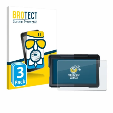 Parte frontal de un envase de producto con el logotipo de la marca BROTECT. Al lado se muestra el dispositivo Lamtto RC19 7
