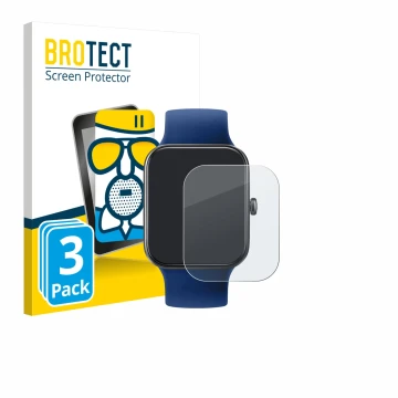 Parte frontal de un envase de producto con el logotipo de la marca BROTECT. Al lado se muestra el dispositivo Decathlon CW500 