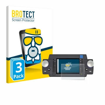 Parte frontal de un envase de producto con el logotipo de la marca BROTECT. Al lado se muestra el dispositivo ESU Ecos 50220 c