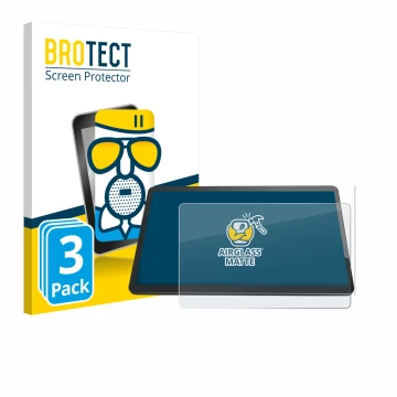 Parte frontal de un envase de producto con el logotipo de la marca BROTECT. Al lado se muestra el dispositivo Elo TouchSystems