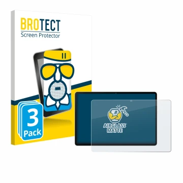 Parte frontal de un envase de producto con el logotipo de la marca BROTECT. Al lado se muestra el dispositivo Black Shark Pad 