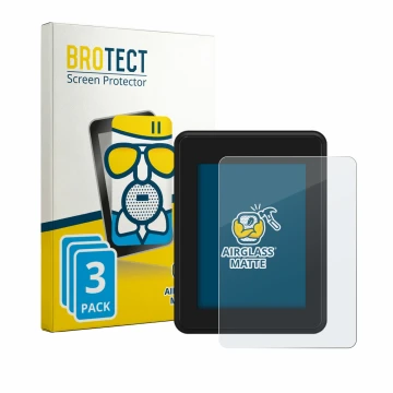 Parte frontal de un envase de producto con el logotipo de la marca BROTECT. Al lado se muestra el dispositivo Neodrives simply
