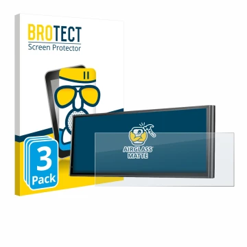 Parte frontal de un envase de producto con el logotipo de la marca BROTECT. Al lado se muestra el dispositivo Krunia 9.26