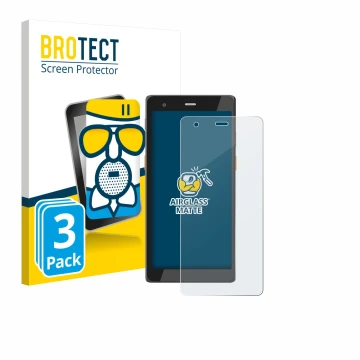 Parte frontal de un envase de producto con el logotipo de la marca BROTECT. Al lado se muestra el dispositivo Scorpion 6X V2 c
