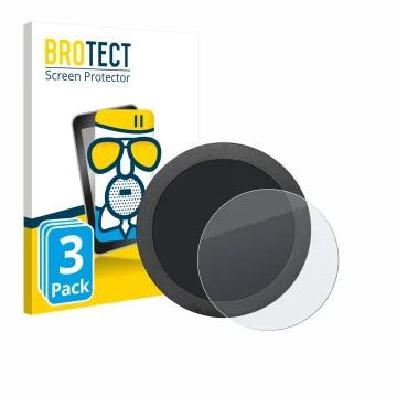 Parte frontal de un envase de producto con el logotipo de la marca BROTECT. Al lado se muestra el dispositivo Elecrow Display 
