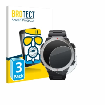 Parte frontal de un envase de producto con el logotipo de la marca BROTECT. Al lado se muestra el dispositivo Ddidbi S10 1.39