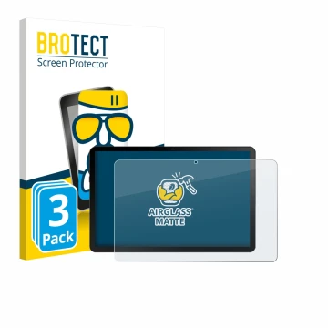 Parte frontal de un envase de producto con el logotipo de la marca BROTECT. Al lado se muestra el dispositivo Ainmel G9 11.5