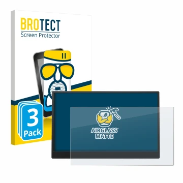 Parte frontal de un envase de producto con el logotipo de la marca BROTECT. Al lado se muestra el dispositivo Azeyou PM1506S 1