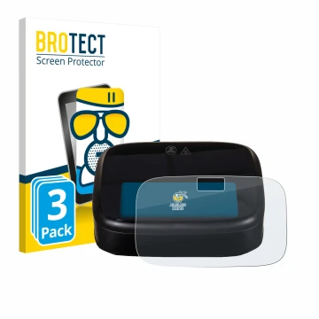Parte frontal de un envase de producto con el logotipo de la marca BROTECT. Al lado se muestra el dispositivo Philips Airfryer