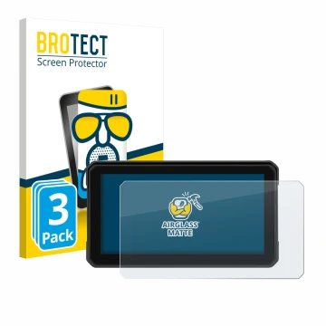 Parte frontal de un envase de producto con el logotipo de la marca BROTECT. Al lado se muestra el dispositivo GOHHDL A4058 6