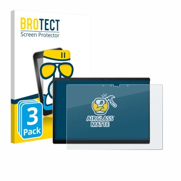 Parte frontal de un envase de producto con el logotipo de la marca BROTECT. Al lado se muestra el dispositivo ASUS ROG Flow Z1