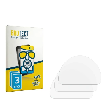 Parte frontal de un envase de producto con el logotipo de la marca BROTECT. Al lado está el protector de pantalla correspondie