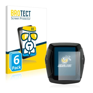 Parte frontal de un envase de producto con el logotipo de la marca BROTECT. Al lado se muestra el dispositivo Yamaha Display C