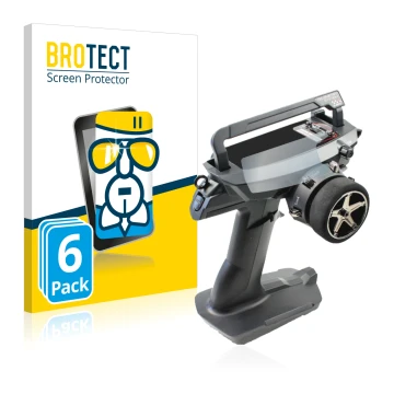 Parte frontal de un envase de producto con el logotipo de la marca BROTECT. Al lado se muestra el dispositivo Sanwa MT 44 / MT