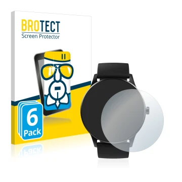 Parte frontal de un envase de producto con el logotipo de la marca BROTECT. Al lado se muestra el dispositivo Denver SW-173 co