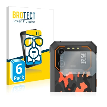 Parte frontal de un envase de producto con el logotipo de la marca BROTECT. Al lado se muestra el dispositivo iiiF150 B1 Pro (