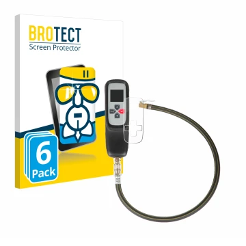 Parte frontal de un envase de producto con el logotipo de la marca BROTECT. Al lado se muestra el dispositivo Bartec TAP 100 /