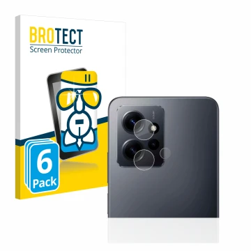 Parte frontal de un envase de producto con el logotipo de la marca BROTECT. Al lado se muestra el dispositivo Xiaomi Redmi Not
