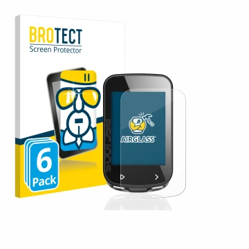 Parte frontal de un envase de producto con el logotipo de la marca BROTECT. Al lado se muestra el dispositivo iGPSPORT BSC100S