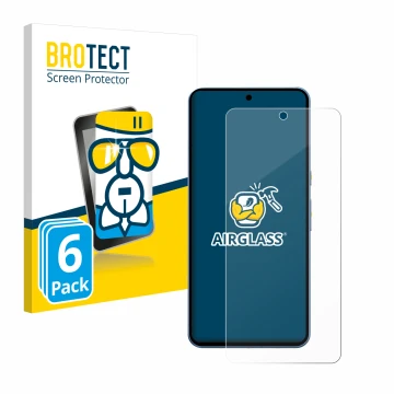 Parte frontal de un envase de producto con el logotipo de la marca BROTECT. Al lado se muestra el dispositivo Google Pixel 8 P