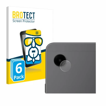 Parte frontal de un envase de producto con el logotipo de la marca BROTECT. Al lado se muestra el dispositivo Samsung Galaxy T