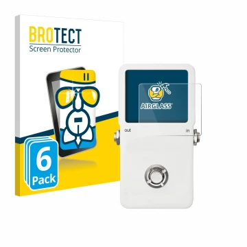 Parte frontal de un envase de producto con el logotipo de la marca BROTECT. Al lado se muestra el dispositivo TC Electronic PO