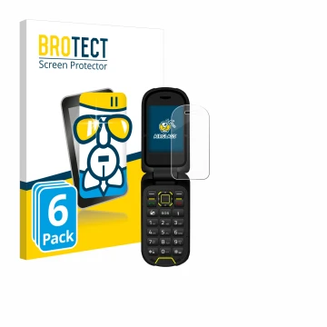 Parte frontal de un envase de producto con el logotipo de la marca BROTECT. Al lado se muestra el dispositivo Hammer Bow LTE c