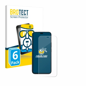 Parte frontal de un envase de producto con el logotipo de la marca BROTECT. Al lado se muestra el dispositivo Honor 200 Lite c