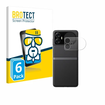 Parte frontal de un envase de producto con el logotipo de la marca BROTECT. Al lado se muestra el dispositivo Blackview Hero 1