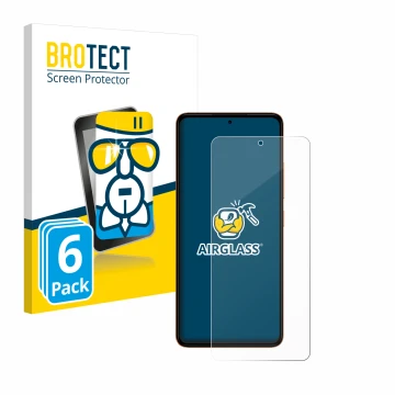 Parte frontal de un envase de producto con el logotipo de la marca BROTECT. Al lado se muestra el dispositivo HMD Pulse con su