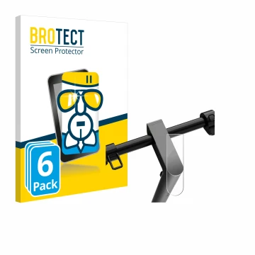 Parte frontal de un envase de producto con el logotipo de la marca BROTECT. Al lado se muestra el dispositivo Navee S65 con su