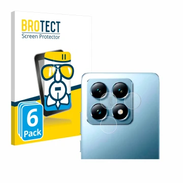 Parte frontal de un envase de producto con el logotipo de la marca BROTECT. Al lado se muestra el dispositivo Xiaomi 14T (SÓLO