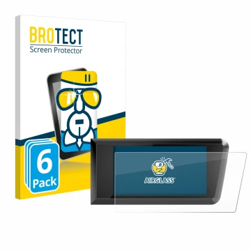 Parte frontal de un envase de producto con el logotipo de la marca BROTECT. Al lado se muestra el dispositivo Bosch Purion 400