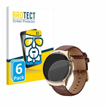 Parte frontal de un envase de producto con el logotipo de la marca BROTECT. Al lado se muestra el dispositivo Xiaomi Mibro Lit