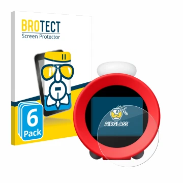 Parte frontal de un envase de producto con el logotipo de la marca BROTECT. Al lado se muestra el dispositivo Nintendo Sound C