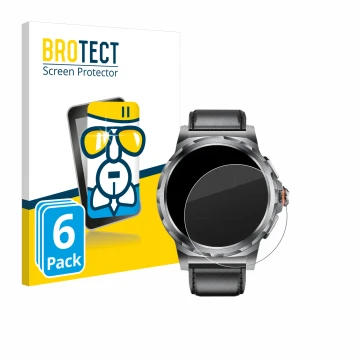 Parte frontal de un envase de producto con el logotipo de la marca BROTECT. Al lado se muestra el dispositivo LIGE SML6-R-E 1.