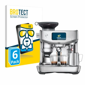 Parte frontal de un envase de producto con el logotipo de la marca BROTECT. Al lado se muestra el dispositivo Sage the Oracle 