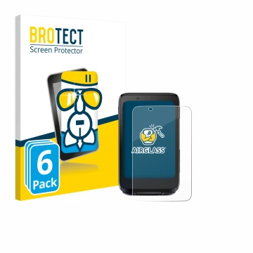 Parte frontal de un envase de producto con el logotipo de la marca BROTECT. Al lado se muestra el dispositivo iGPSPORT BiNavi 