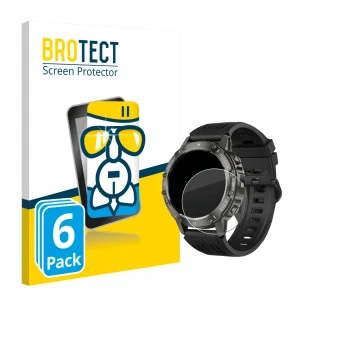 Parte frontal de un envase de producto con el logotipo de la marca BROTECT. Al lado se muestra el dispositivo TIMU S81 1.39